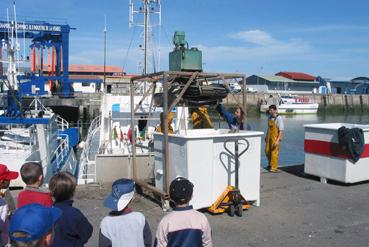 Iconographie - Classe de découverte à Noirmoutier - Le port de l'Herbaudière