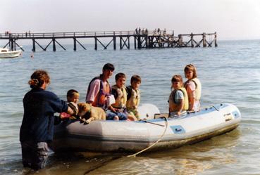 Iconographie - Classe de mer en juin à Noirmoutier - Embarquement