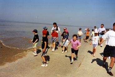 Iconographie - Classe de découverte à Noirmoutier - Sur le Gois