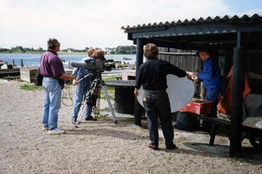 Iconographie - Equipe de TF1 en tournage