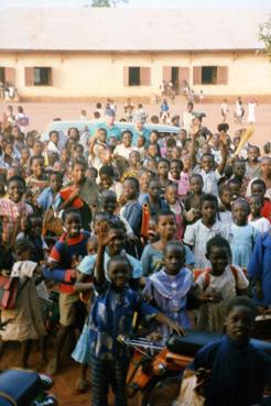 Iconographie - Daniel Voyé grand reporter à Ouagadougou pour TF1