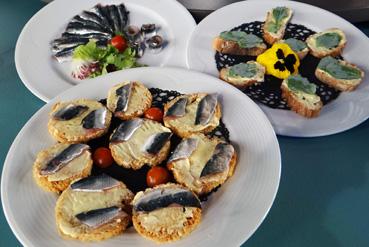 Iconographie - Autour de sardines fraîches préparées par Jean-Pierre Pouvreau