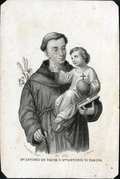 Iconographie - St Antonio de Padua  Sto Antonio di Padova