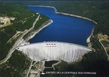 Iconographie - Barrage de Vouglans - Sur la rivière d'Ain