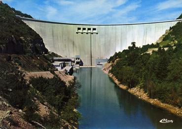 Iconographie - Barrage de Vouglans - Sur la rivière d'Ain