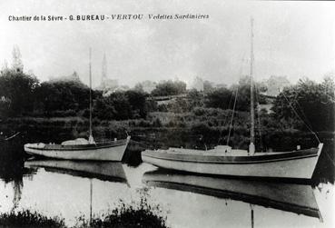 Iconographie - Chantier de la Sèvre - G. Bureau - Vedettes sardinières