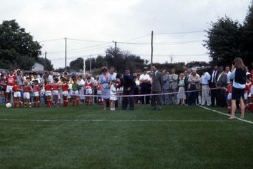 Iconographie - Inauguration du terrain de football