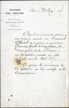 Iconographie - Pétition no 2851 - Propriétaires du lac