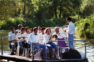 Iconographie - Musiciens sur le lac de Grand-Lieu
