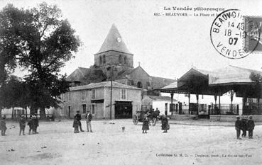 Iconographie - La place et les halles