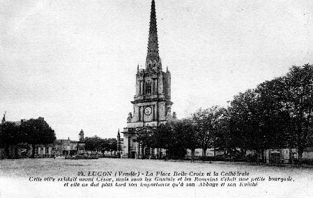 Iconographie - La place Belle-Croix et la Cathédrale