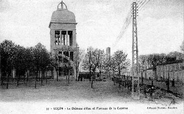 Iconographie - Le Château d'Eau et l'avenue de la Caserne