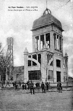 Iconographie - L'usine électrique et le Château d'Eau