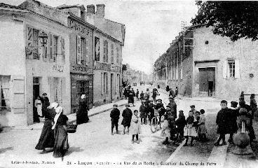 Iconographie - La rue de la Roche - Quartier du champ de foire