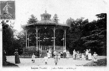 Iconographie - Jardin public - Le kiosque