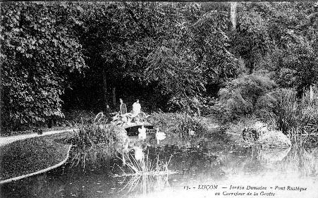 Iconographie - Jardin Dumaine - Pont Rustique