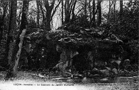 Iconographie - La cascade du Jardin Public