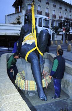 Iconographie - Installation de La Baigneuse, d'Henri Murail