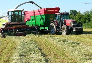 Iconographie - Ensilage par Sébastien Shwab, agriculteur biologique