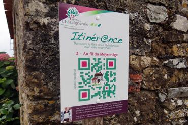 Iconographie - Inauguration du parcours Itinérance (QR Code)