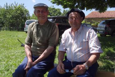 Iconographie - Albert Fromaget et Henri Juillet, darioleurs à La Corbière