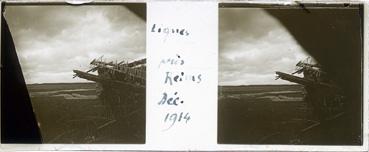 Iconographie - Lignes près de Reims décembre 1914