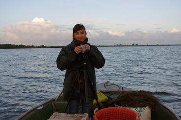 Iconographie - Pêche sur le lac de Grand-Lieu avec Fabrice Batard