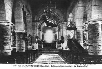 Iconographie - Eglise de Noirmoutier - La grande nef