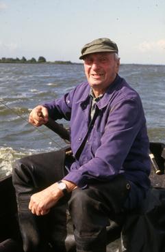 Iconographie -  André Garreau, dit Layoutte, pêcheur du lac de Grand-Lieu