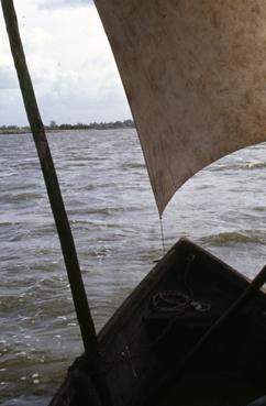 Iconographie - A la voile sur le lac de Grand-Lieu avec André Garreau, dit Layoutte