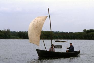 Iconographie - A la voile sur le lac de Grand-Lieu avec André Garreau, dit Layoutte