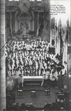 Iconographie - Sacre de Mgr. Mignen, Evêque de Montpellier - Le sacre