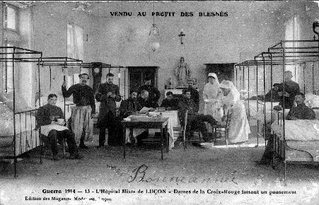 Iconographie - Guerre 1914 - L'hôpital mixte