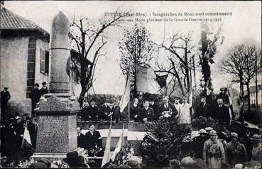 Iconographie - Inauguration du monument commémoratif