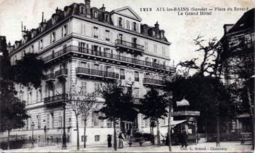 Iconographie - Place du Revard - Le Grand Hôtel