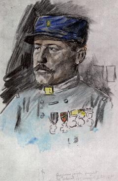 Iconographie - Le sergent Graziani Joseph, 42e colonial, 17e compagnie, secteur 167