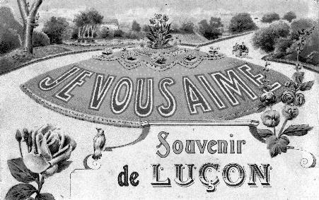 Iconographie - Je vous aime - Souvenir de Luçon