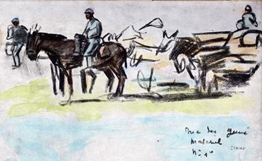Iconographie - Les chevaux près de Bouchavesnes