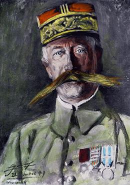 Iconographie - Le général Metz, commandant une division en Alsace