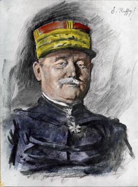 Iconographie - Le général E Ruffey commandant le XIe corps d'Armé de Nantes