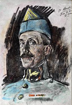 Iconographie - Le commandant Dinet, commandant du QG, VIe Armée