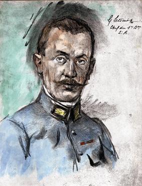 Iconographie - Le commandant G Letrait, chef du 1er bureau 2e Armée