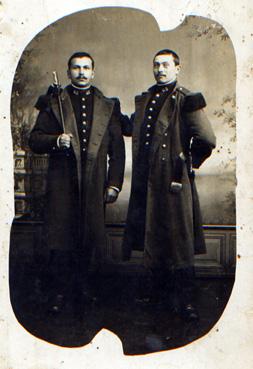 Iconographie - Athanase Carteau et Martin du 65e régiment d'Infanterie