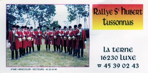 Iconographie - Rallye Saint-Hubert Tussonnais-La Terne-