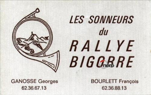 Iconographie - Rallye Bigorre