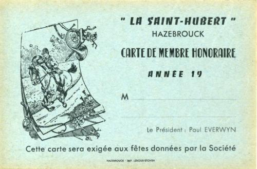 Iconographie - Saint-Hubert (La) HAZEBROUCK