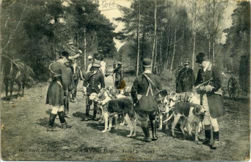 Iconographie - Forêt de Rambouillet à la Croix Pater - Avant le départ