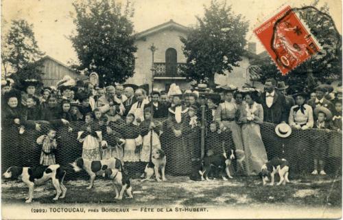 Iconographie - TOCTOUCAU, près Bordeaux - Fête de la St-Hubert