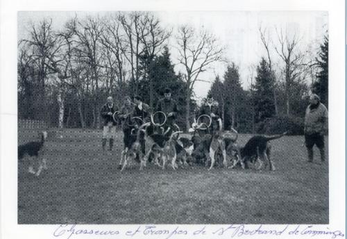 Iconographie - Chasseurs et trompes de Saint-Bertrand de Comminges.