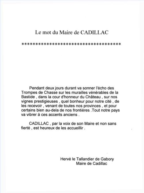 Iconographie - Concours de l'ATSO à Cadillac les 1 et 2 juin 1996